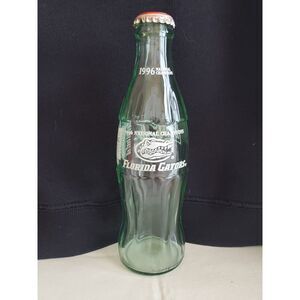 Coca Cola 1996 Florida Gators National Champions 8 Oz Empty‎ Coke Glass